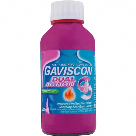 药房产品 Gaviscon 双倍功效缓解胃痛药水 Nstar Pharmacy 领先的新西兰nstar 药房